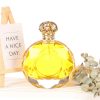 Glass Perfume Bottle With Gold Metal Zinc Alloy Crown Cap - Image 2